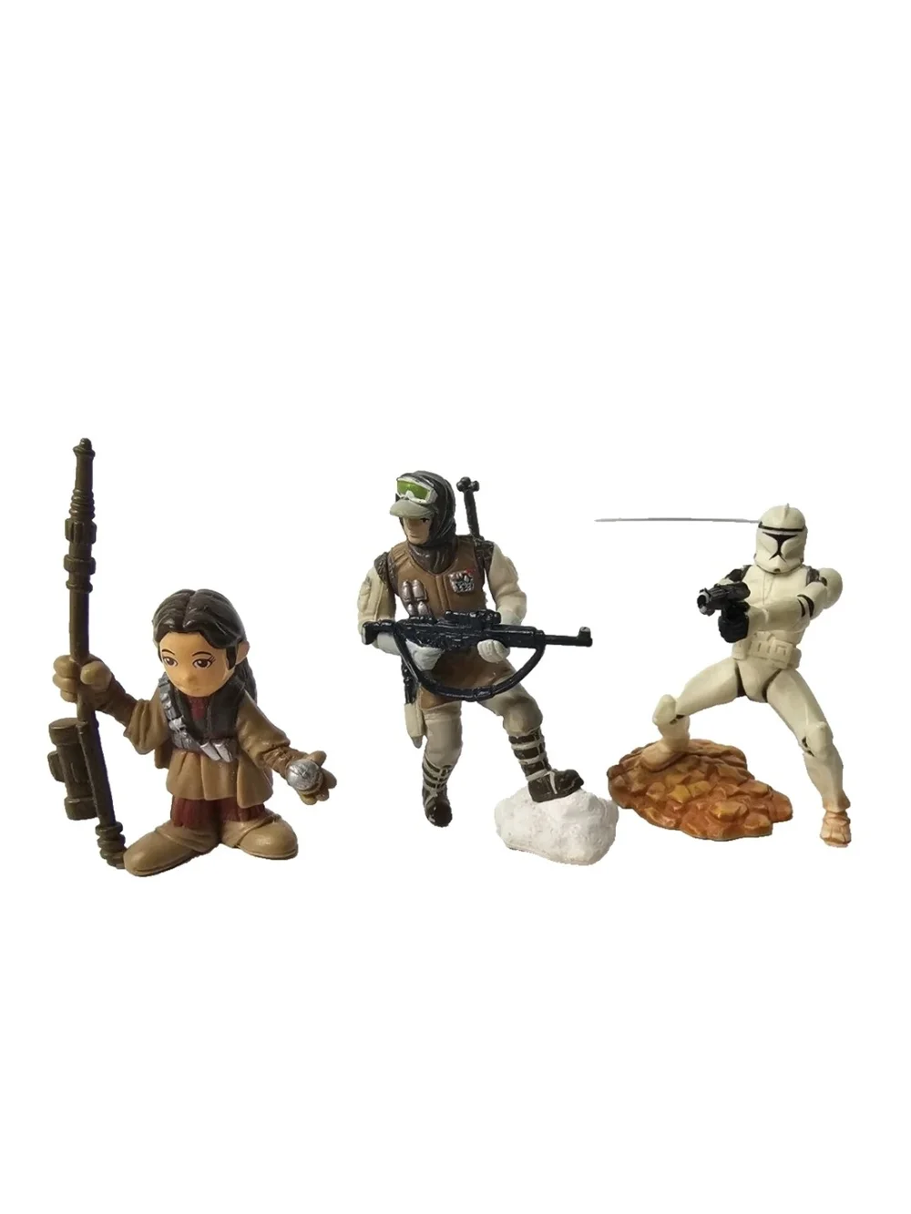 Star Wars Miscellaneous Figures Toys Battle of Hoth Hasbro 2000s Lot Of 11